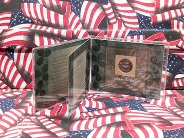 1980 Lucky Irish Penny in Display Book w/ COA.