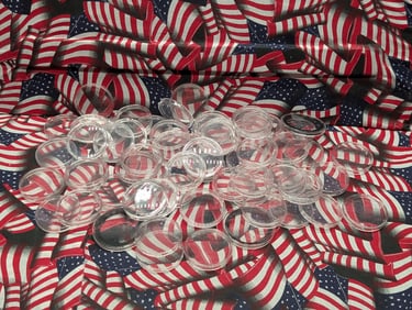 Bag of 55+ Coin Collector's Capsules *EMPTY*.