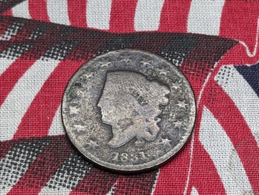1831 Coronet Head Large Cent *GOOD/VG*.