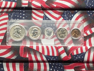 1959-D Year Coin Set in Whitman Case.