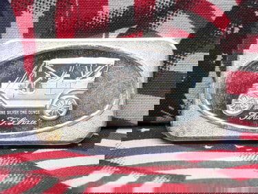 1 Oz. .999 FINE SILVER Ford T. Lizzie Designed Art Bar.