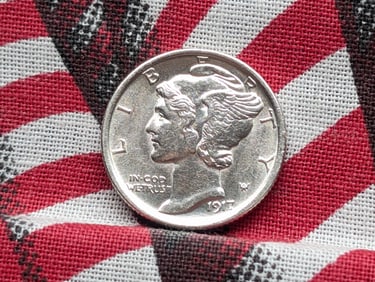 1917 Mercury Silver Dime *AU/UNC*.