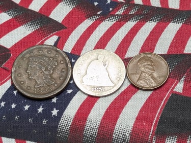 Grab Bag of Various Vintage U.S. Coins.