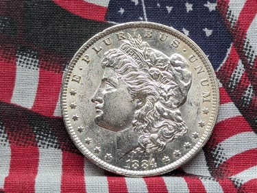 1884-O Morgan Silver Dollar *GEM BU*.