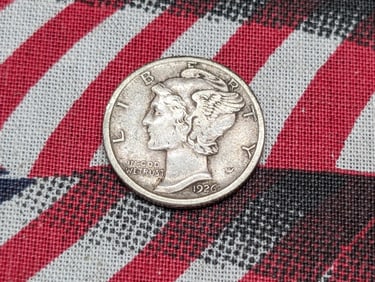 1926-D Mercury Silver Dime *VF+*.