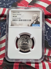 2023-P Maria Tallchief Quarter - NGC MS68.