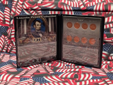 2009-P&D Lincoln Bicentennial Cent Collection in Display Book w/ COA.