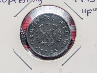 1945(F) 10 Pfennig, Uncirculated.