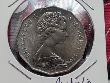 1970 Australia Fifty Cents.