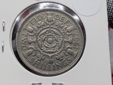 1967 Great Britain Two Shillings.