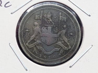 1810 Malaysia (Penang) Half Cent, **Scarce.