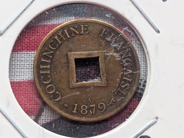 1879-A France Cochinchine, Proof, Uncirculated, **High Grade.