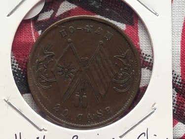 1920 Ho-Nan Province - China Twenty Cash.