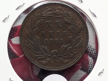 1883 Portugal Twenty Reis.