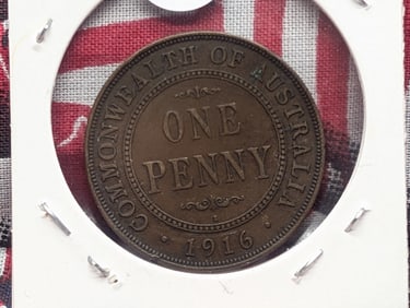1916 Australia One Penny.