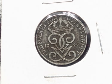 1943 Sweden Two Ore.