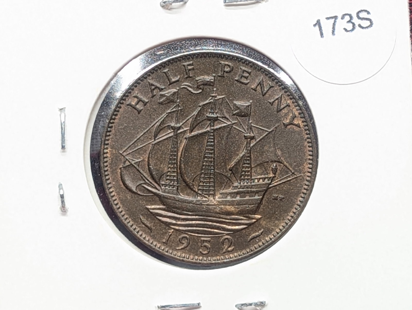 1952 Great Britain Half Penny.: 1952 Great Britain Half Penny.