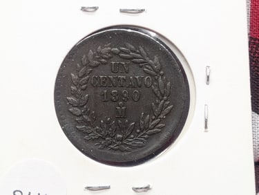 1890-Mo, Mexico One Centavo.