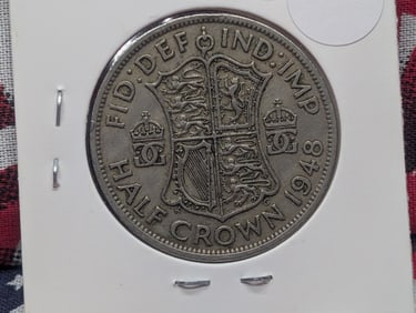 1948 Great Britain Half Crown.