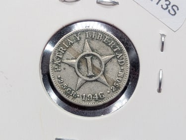 1946 Caribbean island One Centavo.