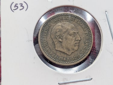 1947 Spain (53) One Peseta.