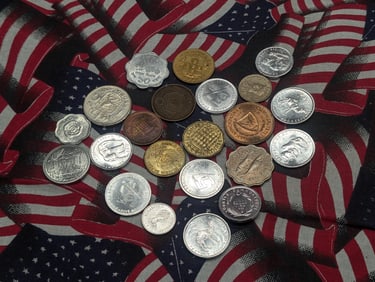 (21) Assorted Foreign Coins.