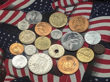 (19) Assorted Foreign Coins.