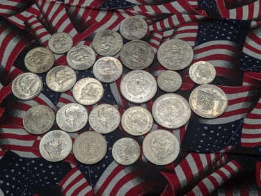 (24) Assorted Mexico Coins.