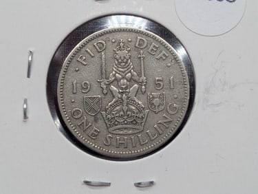 1951 Great Britain One Shilling.