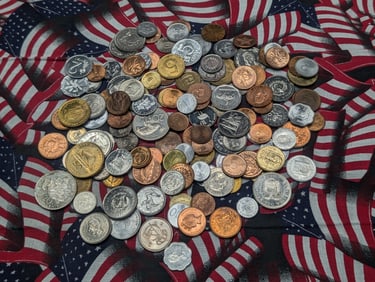 (130) Assorted New Modern Foreign Coins.