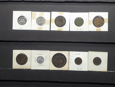 10 Random Foreign Coins (bundle).