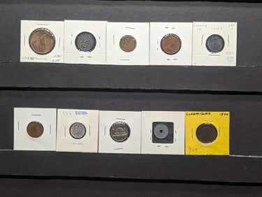 10 Random Foreign Coins (bundle).