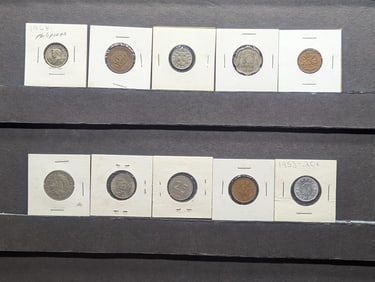 10 Random Foreign Coins (bundle).