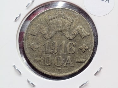 1916-T German East Africa Twenty Heller.