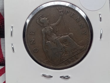 1928 Great Britain One Penny.