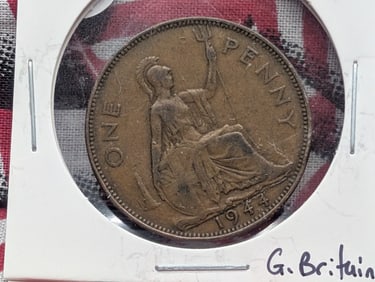 1944 Great Britain One Penny.
