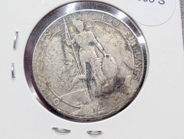 1902 Great Britain Two Shilling, Silver Fineness: 0.9250, Weight: 11.3104g.
