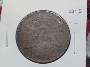 1939 Australia One Penny.
