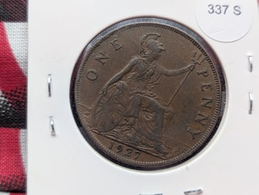 1927 Great Britain One Penny.