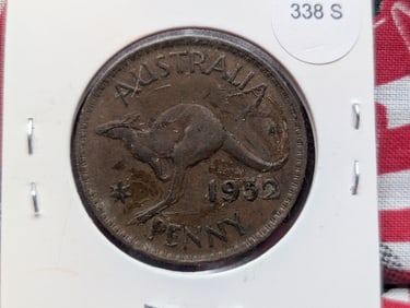 1952 Australia One Penny.