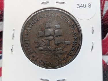 1923 South Africa One Penny.