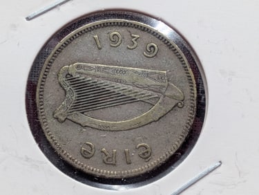1939 Ireland One Shilling.