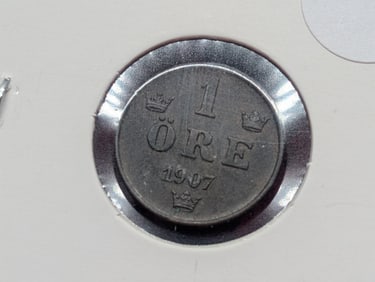 1907 Sweden One Ore.