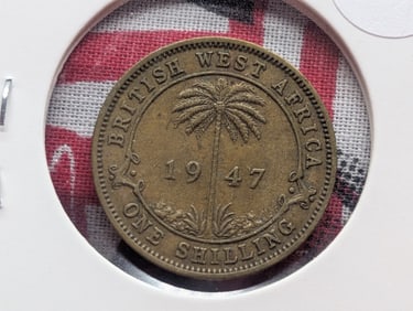 1947 British West Africa One Shilling.