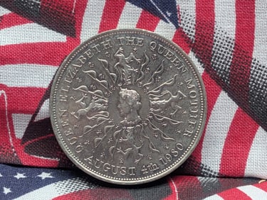 1980 Great Britain 25 New Pence Elizabeth "The Queen Mother" 80th Birthday C/N.