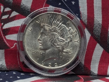 1922 Peace Dollar 90% Silver.
