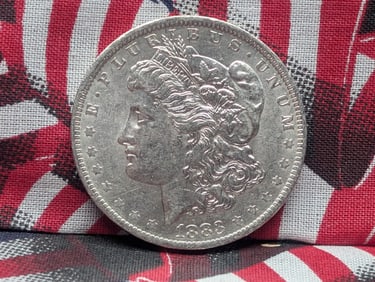 1883-O Morgan Dollar - Micro "O" - 90% Silver.