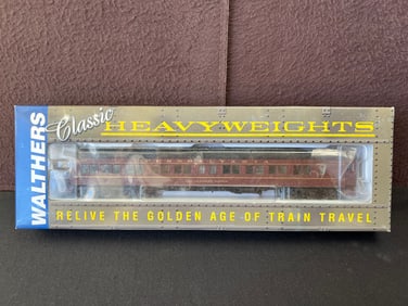 Walthers Pullman Heavyweight 3-2 Lounge-Obs #932-10254 HO Model Train