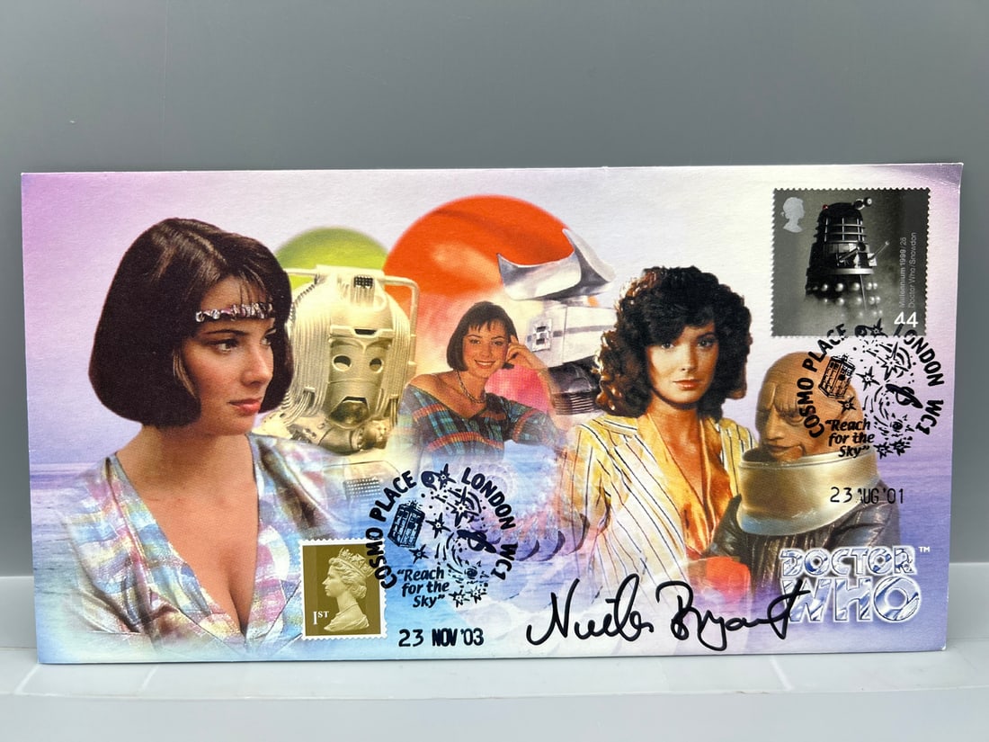 2003 Doctor Who 1st Day Cover Signed by Nicola Bryant "Peri" - #/1250: 2003 Doctor Who 1st Day Cover Signed by Nicola Bryant "Peri" - #/1250