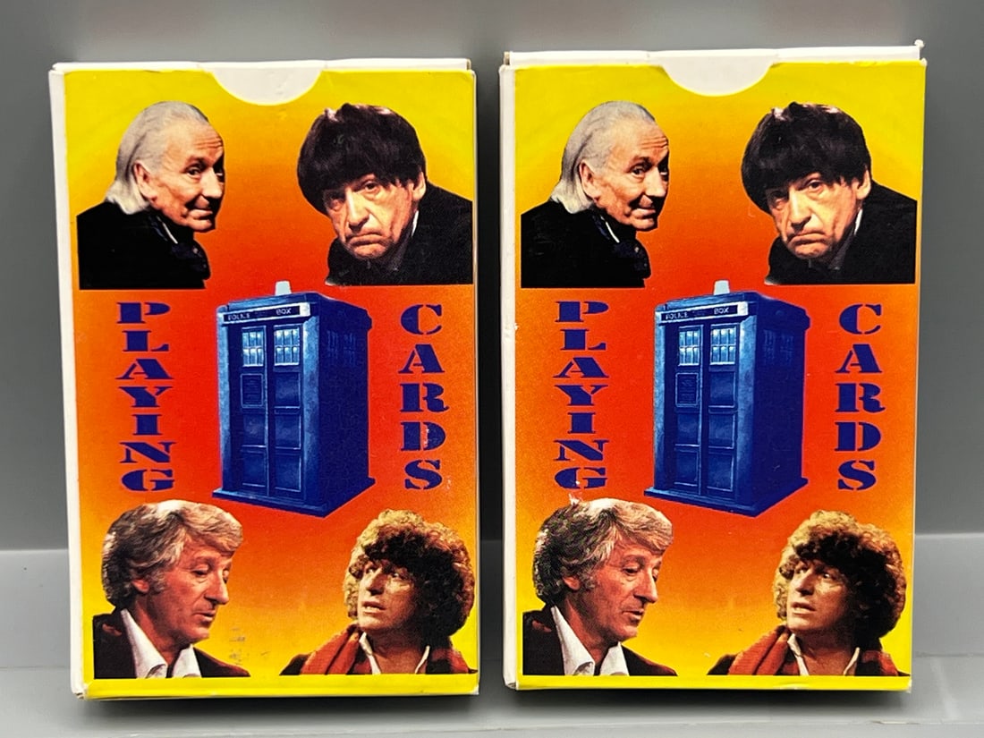 Doctor Who Playing Card Decks Lot of 2: Doctor Who Playing Card Decks Lot of 2